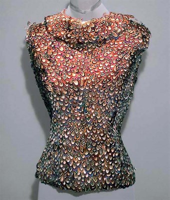 Lot 546 - Nina Dimos Top French, 1960s A sleeveless...