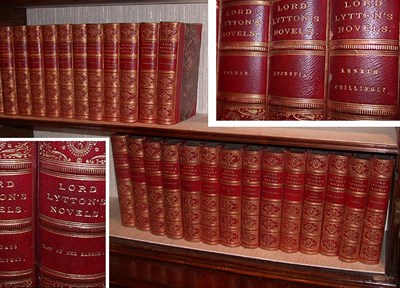 Lot 341 - [BINDINGS] LYTTON, EDWARD LORD Works 26 vols....