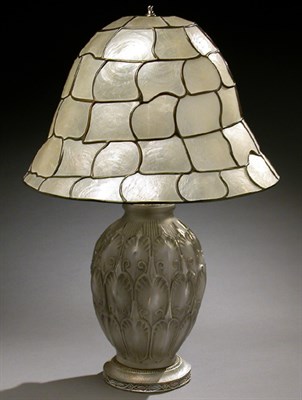 Lot 350 - Val Saint Lambert Molded Glass and Leaded...