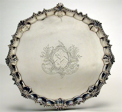 Lot 530 - George III Silver Salver Possibly William...
