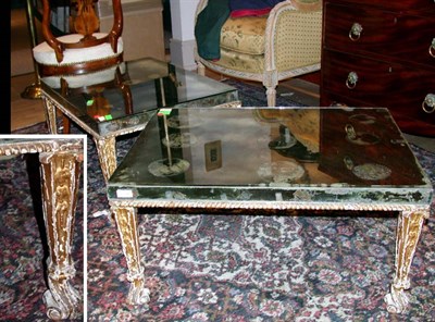 Lot 626 - Pair of Neoclassical Style Gilt-Wood Mirrored...