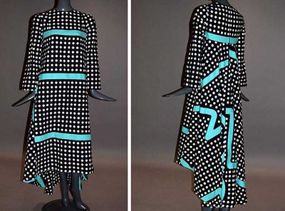 Lot 553 - Marimekko Polka Dot Dress 1970s Of black and...