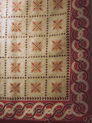 Lot 652 - Needlepoint Rug England, circa 1900 The pale...