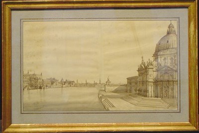 Lot 14 - Attributed to Michele Marieschi VIEW OF THE...