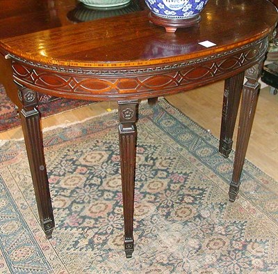 Lot 325 - George III Style Mahogany Console