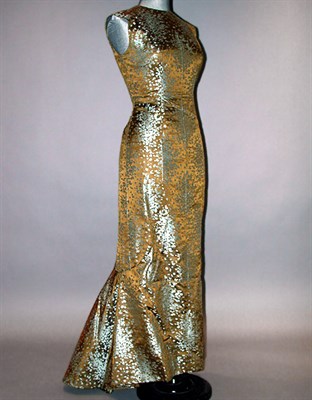 Lot 563 - Pauline Trigere Brocade Evening Gown American,...
