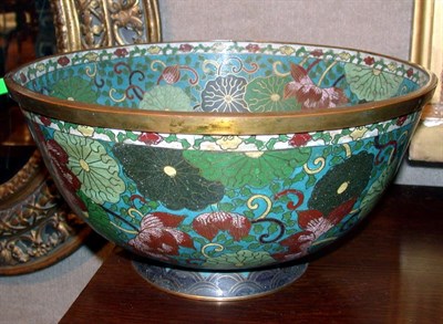 Lot 421 - Chinese Cloisonne Bowl