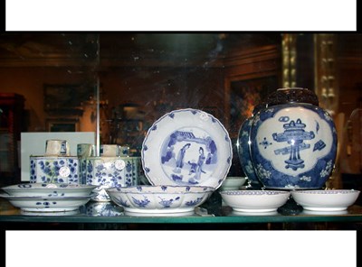 Lot 315 - Miscellaneous Group of Nine Chinese Blue and...