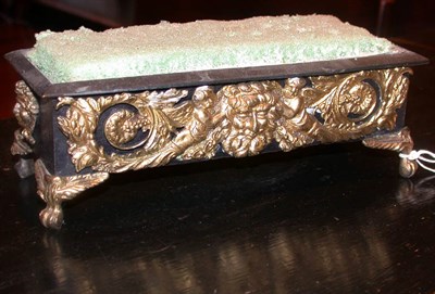 Lot 694 - Empire Style Gilt and Patinated-Bronze...