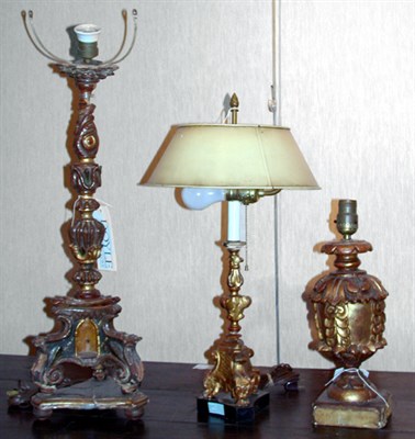 Lot 265 - Two Continental Baroque Style Gilt-Wood...