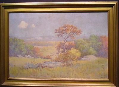 Lot 129 - Robert W. Wood 1889-1979 TEXAS LANDSCAPE...