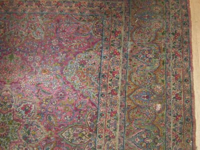 Lot 673 - Kirman Carpet Southeast Persia, first quarter...