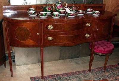 Lot 233 - Federal Style Mahogany Serpentine-Front Sideboard