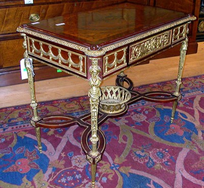 Lot 226 - Louis XVI Style Bronze Mounted Marquetry...