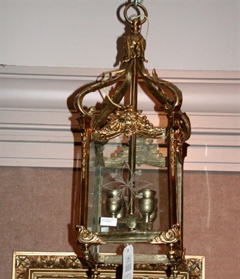 Lot 526 - Louis XVI Style Gilt-Bronze Lantern Height 28...