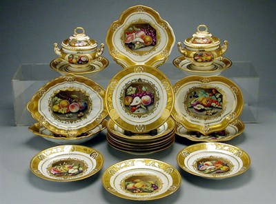 Lot 623 - Derby Porcelain Dessert Service Early 19th...