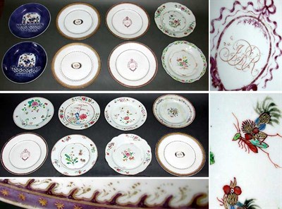 Lot 579 - Miscellaneous Group of Chinese Export Dinner...