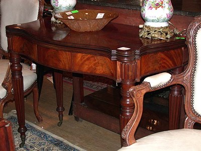 Lot 500 - William IV Mahogany Fold-Over Games Table