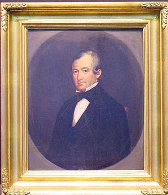 Lot 1 - American School 19th Century PORTRAIT OF A...