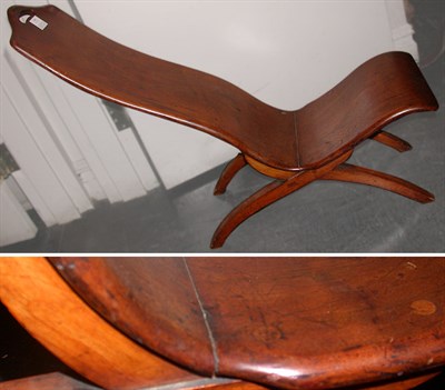 Lot 218 - Regency Mahogany Deportment Chair