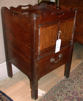 Lot 361 - George III Mahogany Pot Cupboard Late...