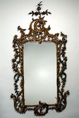 Lot 305 - George III Style Gilt-Wood Mirror 19th Century...