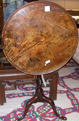 Lot 115 - George III Mahogany Tilt-Top Table
