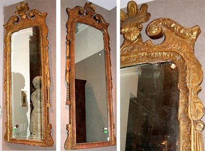 Lot 328 - Pair of George II Style Gilt-Wood Mirrors 19th...