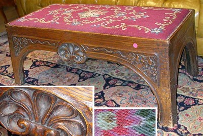 Lot 249 - French Provincial Needlepoint Upholstered...