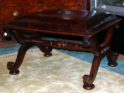 Lot 132 - Victorian Mahogany Stool