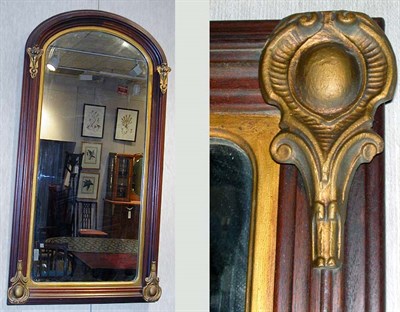 Lot 144 - Victorian Carved Walnut and Parcel Gilt Mirror