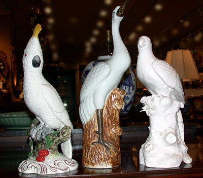 Lot 307 - Group of Three Pairs of Continental Porcelain...