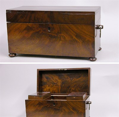 Lot 561 - William IV Mahogany Tea Caddy