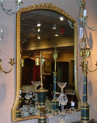 Lot 386 - Louis XVI Style Gilt Decorated Mirror