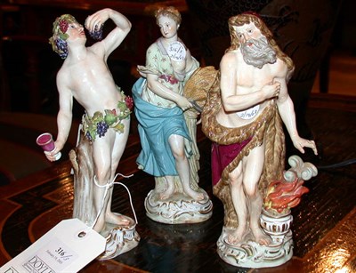Lot 316 - Group of Meissen Porcelain Figural Groups...