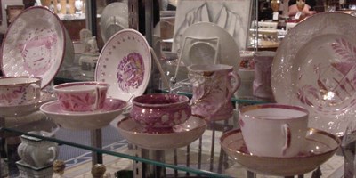 Lot 146 - Miscellaneous Group of English Pink Lustreware...