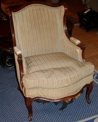 Lot 155 - Louis XV Style Stained Upholstered Beechwood...