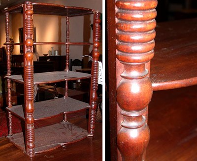 Lot 122 - Victorian Mahogany Five-Tier Etagere