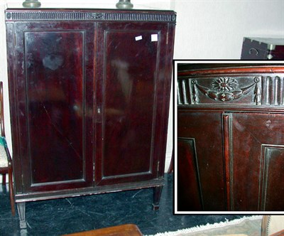 Lot 152 - Georgian Style Mahogany Linen Press