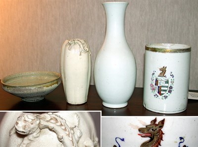 Lot 167 - Group of Four Chinese Pottery and Porcelain...