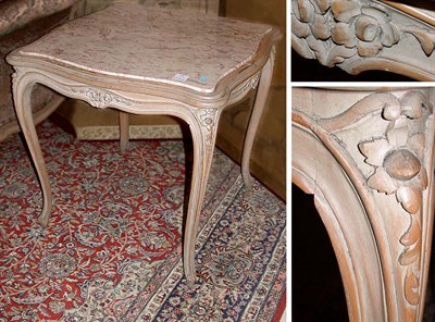 Lot 182 - Louis XV Style Marble Top Side Table