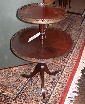 Lot 192 - Regency Style Mahogany Two-Tier Dumbwaiter