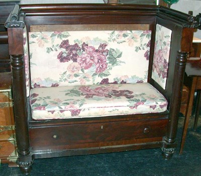 Lot 222 - Classical Mahogany Bench