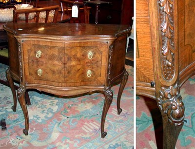 Lot 247 - Louis XV Style Burl-Wood Cabinet