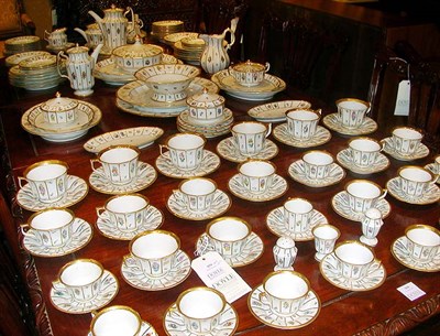 Lot 359 - Royal Copenhagen Gilt and Floral Decorated...