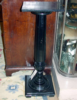 Lot 485 - Victorian Ebonized Pedestal