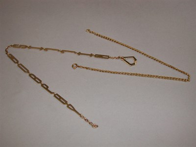 Lot 121 - Gentleman's Watch Chain 14 kt. yellow gold,...