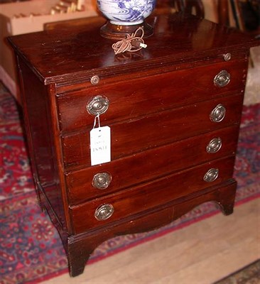 Lot 497 - Georgian Style Mahogany Bachelor's Chest of...