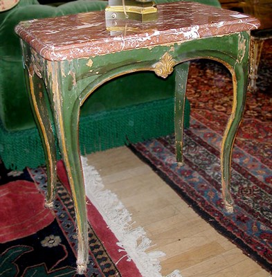 Lot 619 - Louis XV Style Marble Top Parcel Gilt...