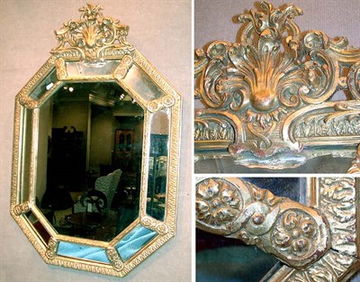 Lot 469 - Georgian Style Gilt Decorated Mirror